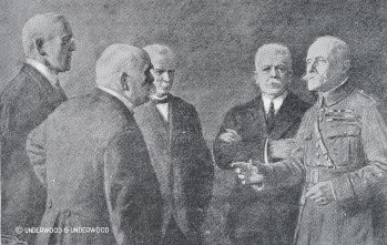 The "Big Four" with Marshall Foch