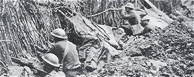 Troops in Trenches